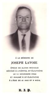 Genealogy Lavoie