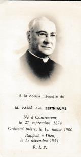 Généalogie Berthiaume