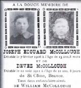 Généalogie McCollough