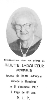 Généalogie Desmarais