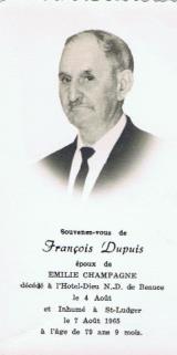 Genealogy Dupuis