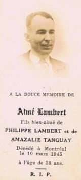 Généalogie Lambert