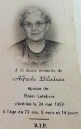 Généalogie Bilodeau