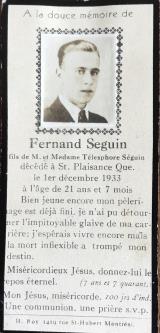 Généalogie Seguin