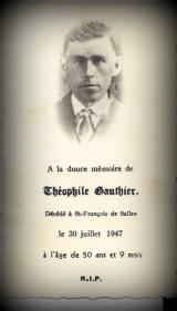 Généalogie Gauthier