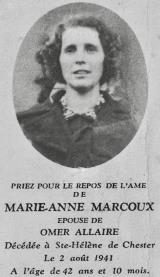 Généalogie Marcoux