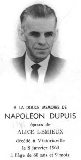 Généalogie Dupuis