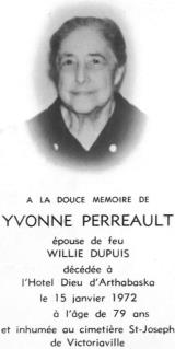 Généalogie Perreault