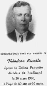 Généalogie Binet