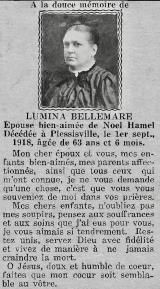 Généalogie Bellemare