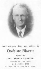 Généalogie Binet