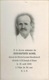 Généalogie Morel