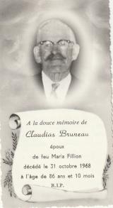 Généalogie Bruneau