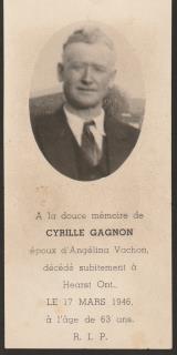 Généalogie Gagnon