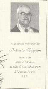 Généalogie Gagnon