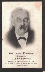 Généalogie Dargis