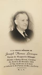 Généalogie Levesque