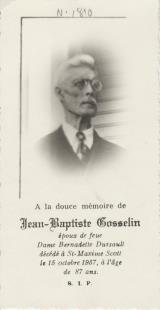 Généalogie Gosselin