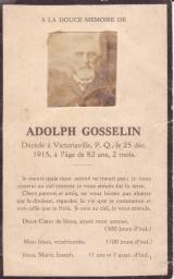 Généalogie Gosselin