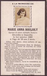 Généalogie Boisjoly