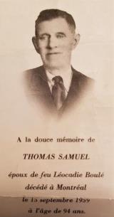 Genealogy Samuel