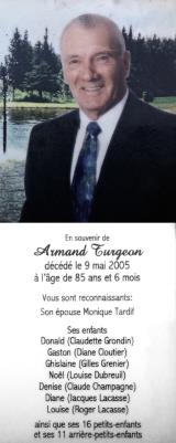 Généalogie Turgeon