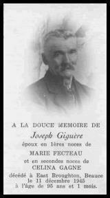 Généalogie Giguere