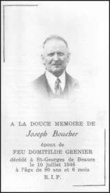 Genealogy Boucher