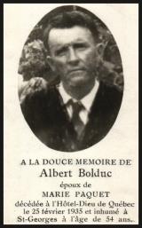 Généalogie Bolduc