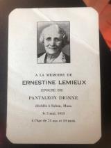 Généalogie Lemieux