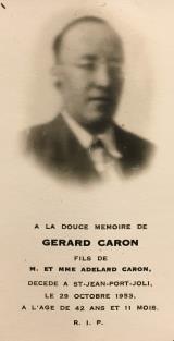 Généalogie Caron