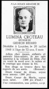 Genealogy Croteau