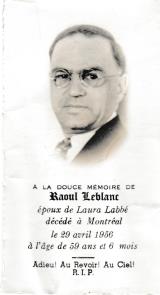 Généalogie Leblanc