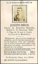 Généalogie Biron