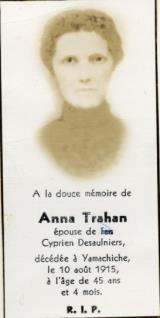 Généalogie Trahan