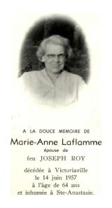 Généalogie Laflamme