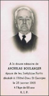 Genealogy Boulanger