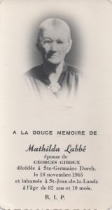 Généalogie Labbe