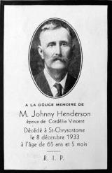 Généalogie Henderson