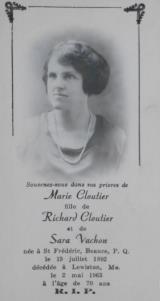 Généalogie Cloutier