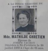 Généalogie Chretien