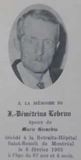 Généalogie Lebrun