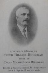 Généalogie Rousseau