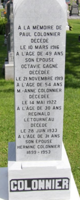 Généalogie Colonnier