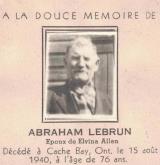 Généalogie Lebrun