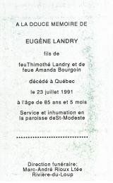 Généalogie Landry