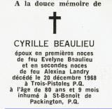 Généalogie Beaulieu