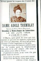 Généalogie Adele Tremblay