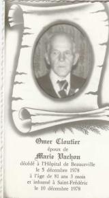 Généalogie Cloutier