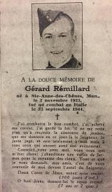 Généalogie Remillard